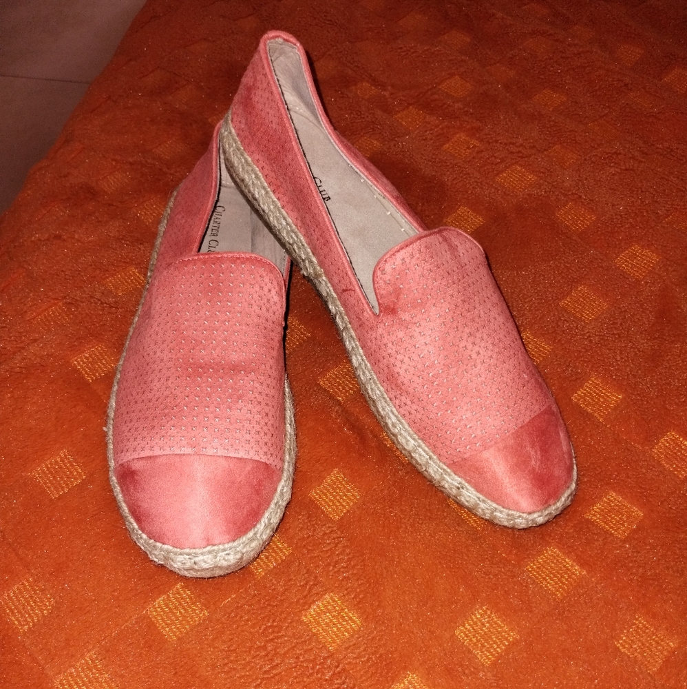 Charter Club Women Slip On Espadrille Loafers Jonii Size US 11M Platino Gold